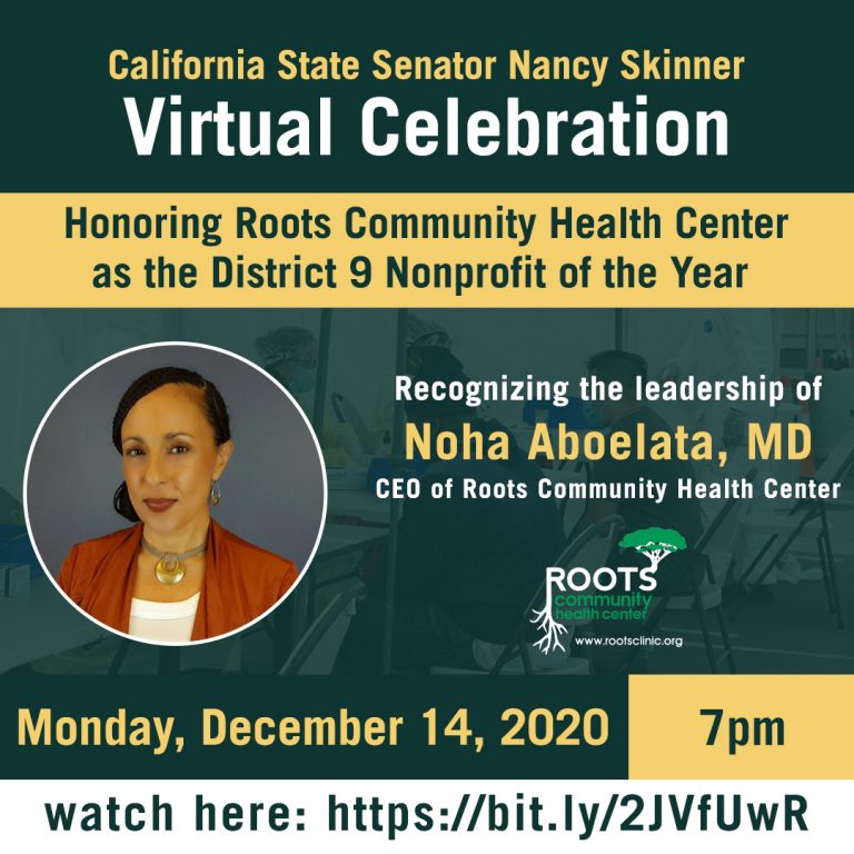 Virtual Celebration honoring our very own Dr. Noha! Tune in tonight at 7pm!