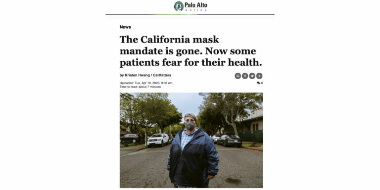 The California mask mandate is gone. Now some patients fear for their health.